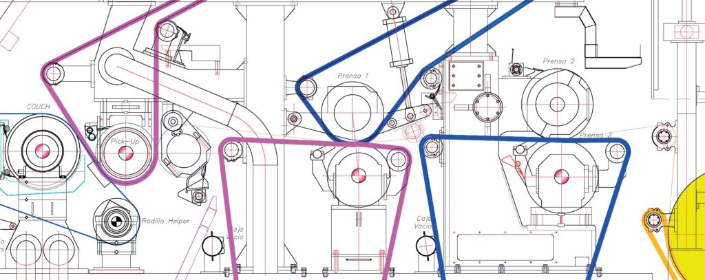 Cartopel Cuenca PM1 press section after reform.
