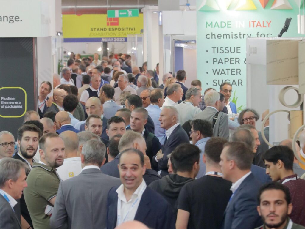 I corridoi di MIAC 2023 a Lucca.