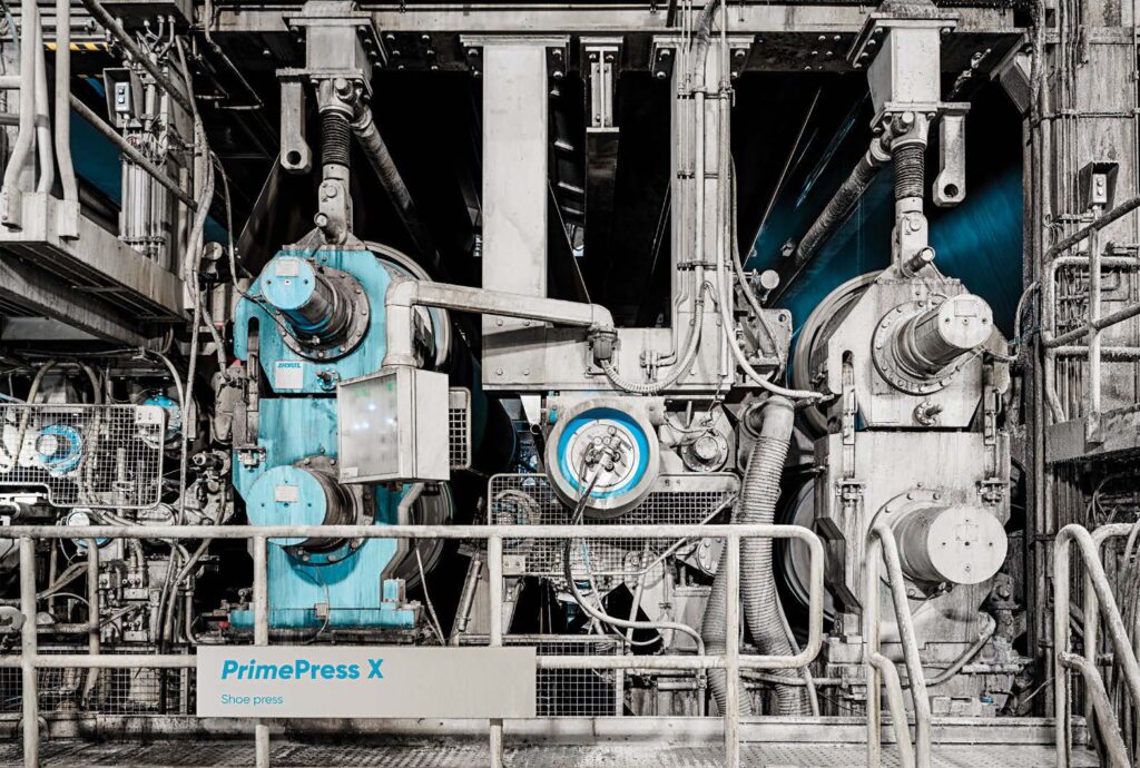 PrimePress X: ilconcetto di nuovadoppia pressa ascarpa consenteun minor consumodi vapore del 10%.